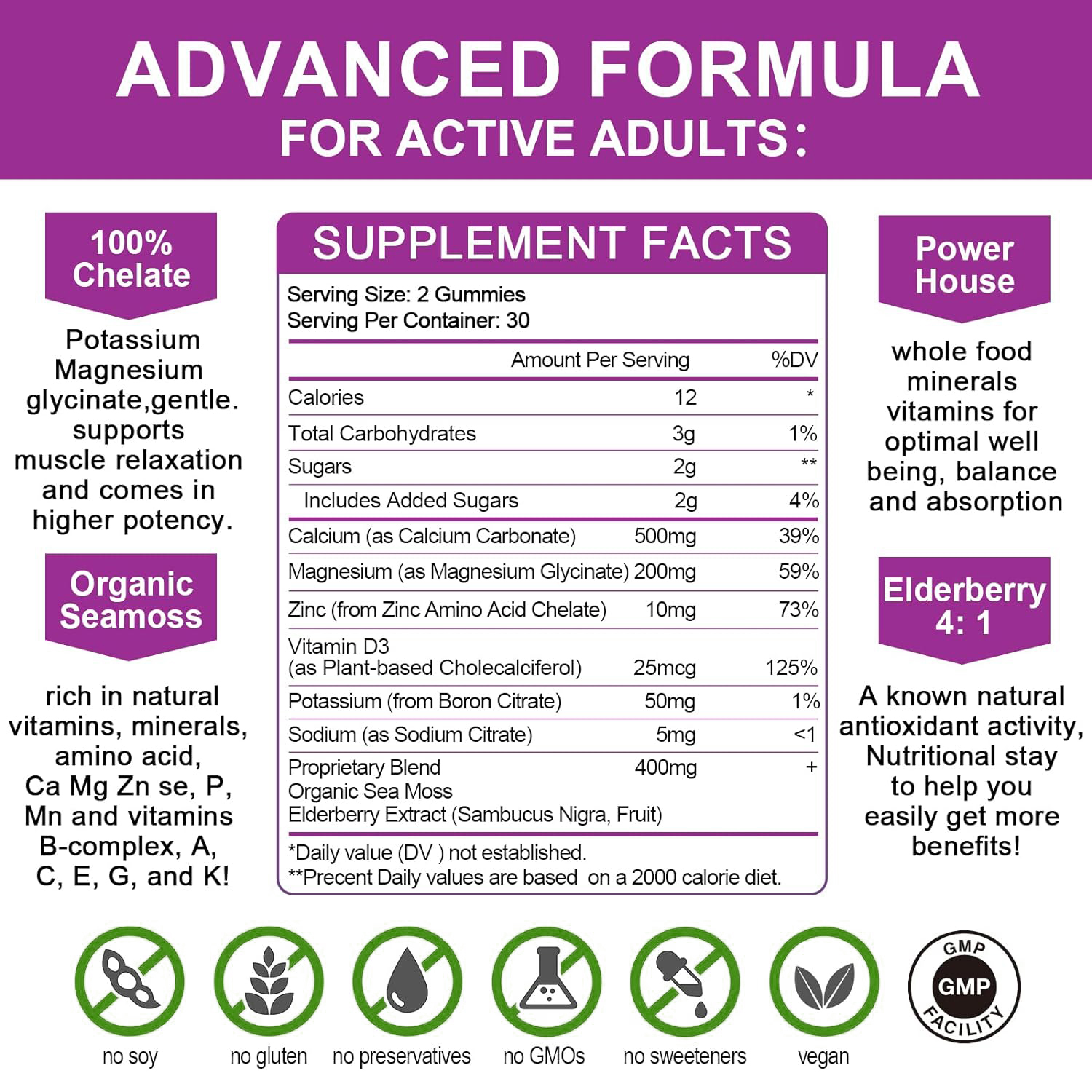 Gomme multivitamin&eacute;e