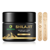 R&eacute;sine shilajit de qualit&eacute; sup&eacute;rieure dans un pot fonc&eacute; brillant